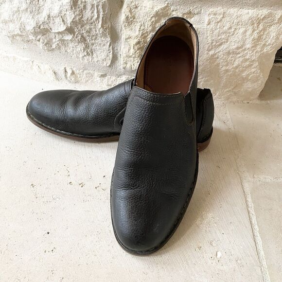 Trask Slip On Leather Loafers Model‎ 30 1075 Men’s Size 11 Black Vibram Casual main image 11